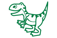 Naklejka Dino Dinozaur