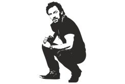 Naklejka Bruce Springsteen