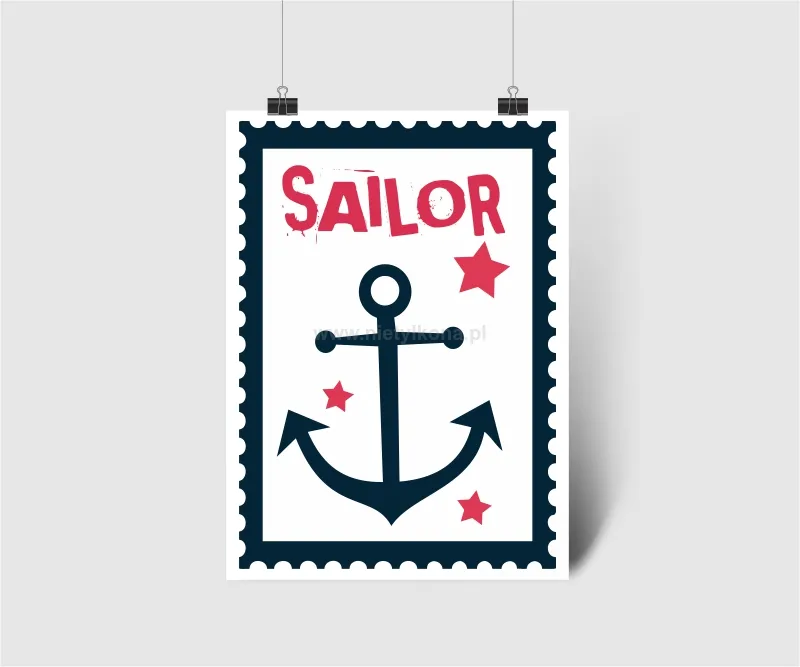 Plakat Znaczek Sailor