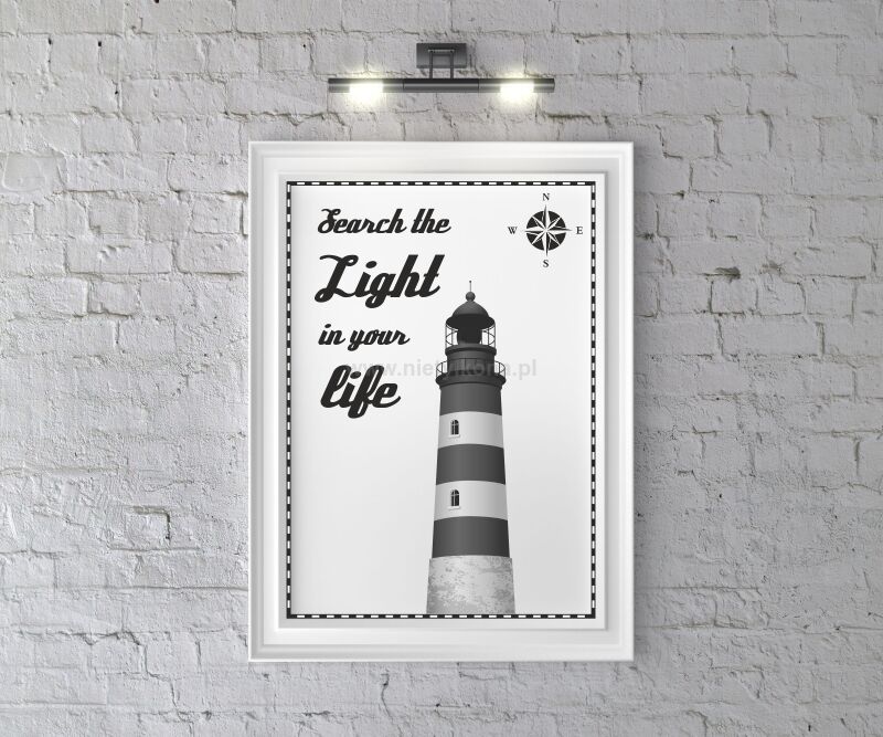 Plakat Search the light in your life