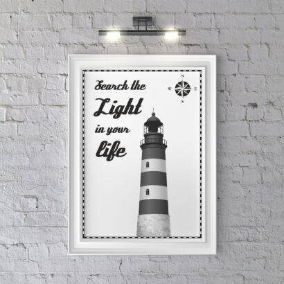 Plakat Search the light in your life