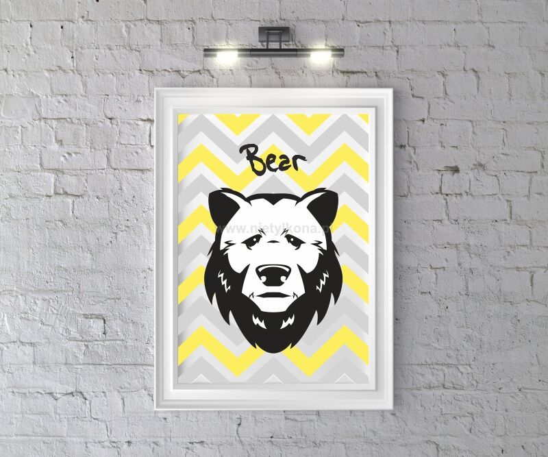 Plakat Head BEAR