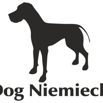 Naklejka Dog Niemiecki