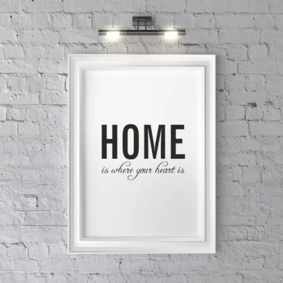 Plakat Home is where your heart is