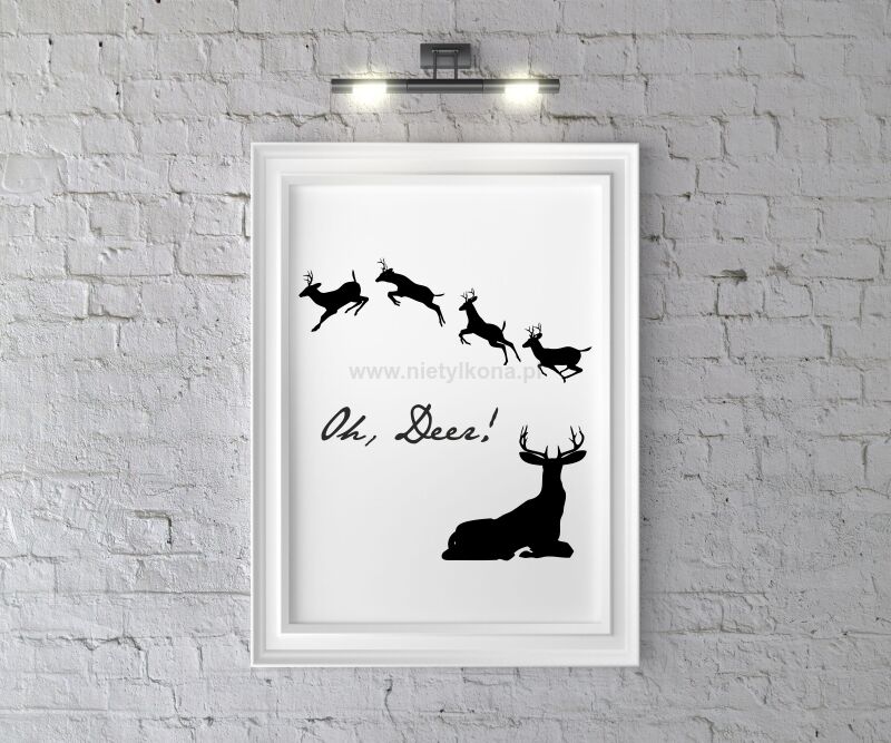 Plakat Oh, Deer!