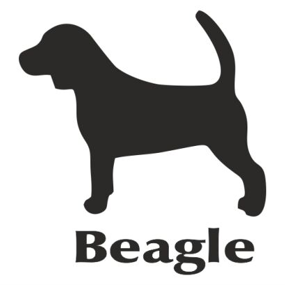 Naklejka Beagle