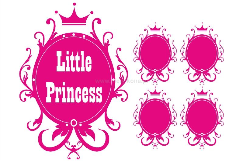 Naklejka Zestaw - Little Princess