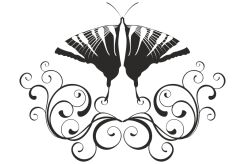 Naklejka Dekor Motyl