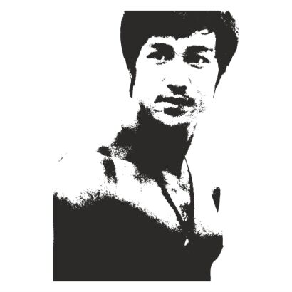 Naklejka Bruce Lee 