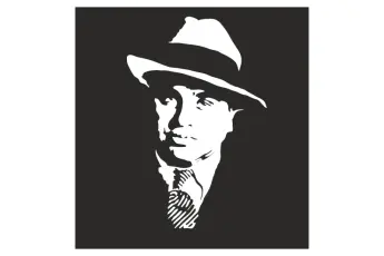 Naklejka Al Capone