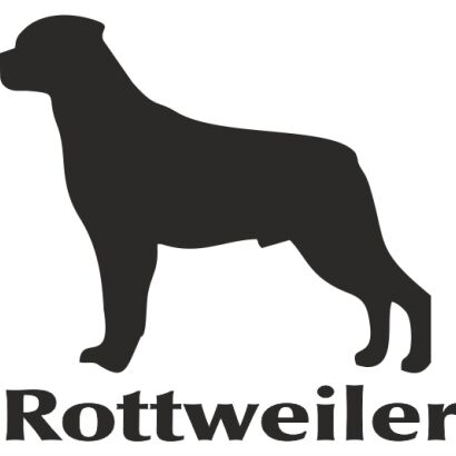 Naklejka Rottweiler