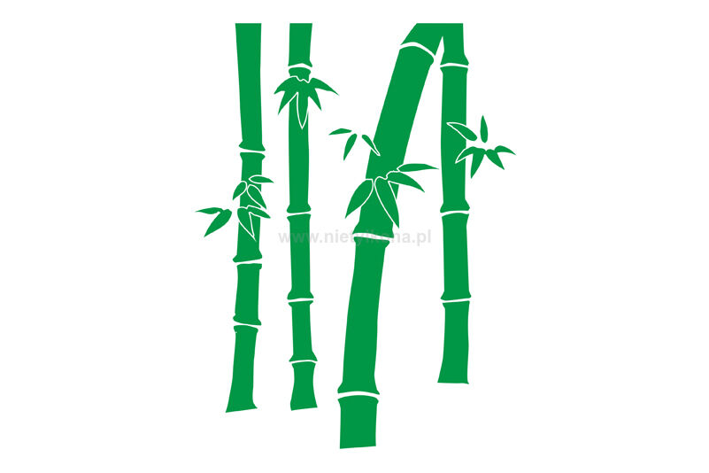 Naklejka Bambusy