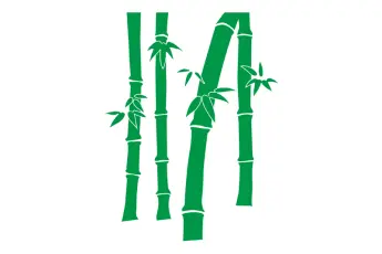 Naklejka Bambusy