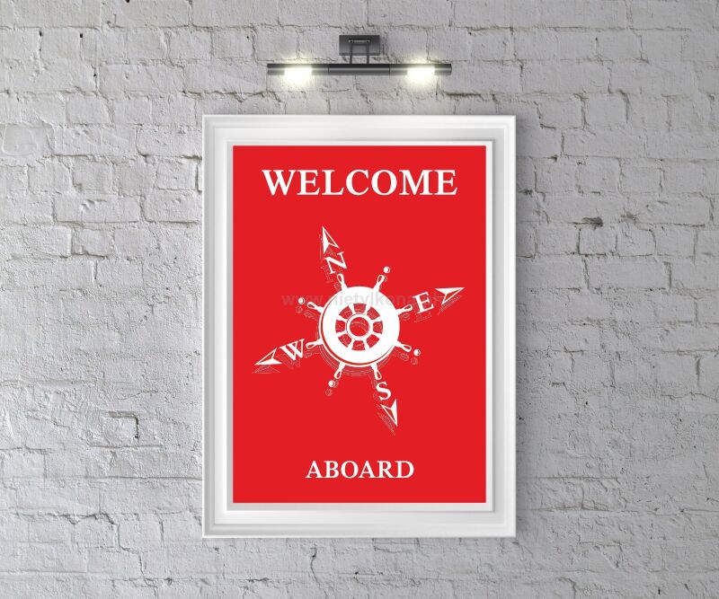 Plakat Welcome Aboard A