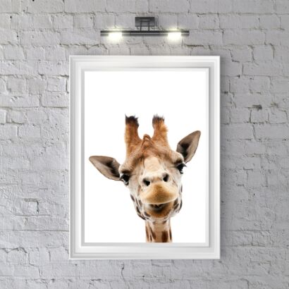 Plakat Z Żyrafa
