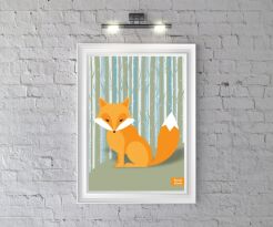 Plakat Forest Animals Fox
