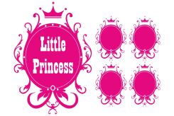 Naklejka Zestaw - Little Princess
