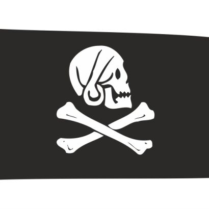 Naklejka Flaga Piratów